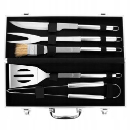 Grilio reikmenys šašlykinės komplektas kepsninės žnyplės kepsninės indai