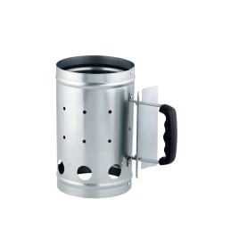 Chimney for lighting coal for a barbecue