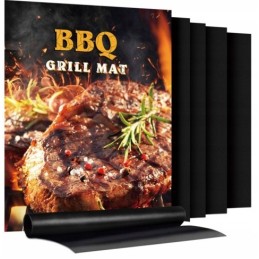 Grila komplekts, piederumi, bbq grila piederumi 18in1, 4x grila paklājiņš