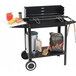 Anglies kepsninė su lentyna, grotelės 48 x 26,5 cm