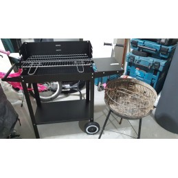 Anglies kepsninė su lentyna, grotelės 48 x 26,5 cm