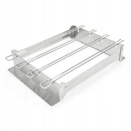 Broil king double steel skewer set for grill 69138
