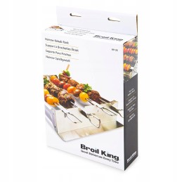 Broil king kebabu komplekts dubultā tērauda grila iesmiem 69138
