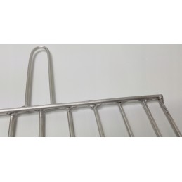 Nerūdijančio plieno grotelės inox griliui g2101 54x40 cm