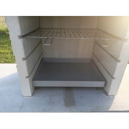 Nerūdijančio plieno grotelės inox griliui g2101 54x40 cm