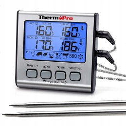 LCD virtuvės termometras grilio krosnelė rūkykla 2 sodny thermopro tp 17