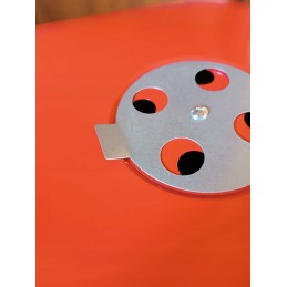 Didelė sodo grilis ant ratukų su dangteliu + priedai