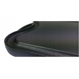 Double-sided cast iron plate for gas grill, cast iron grill grate 51x26cm
