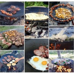 Keptuvė ir wok iš storo anglies lakšto