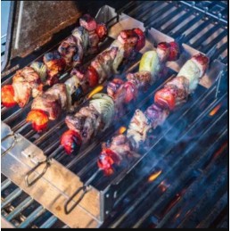 Broil King kebabu komplekts, pilns grilēšanas piederumu komplekts