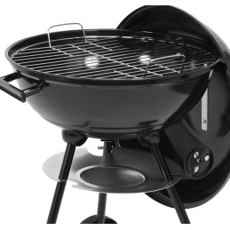 Apvalios anglies kepsninės su dangteliu, 41 cm