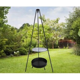 Anglies kepsninė ant trikojo su židiniu