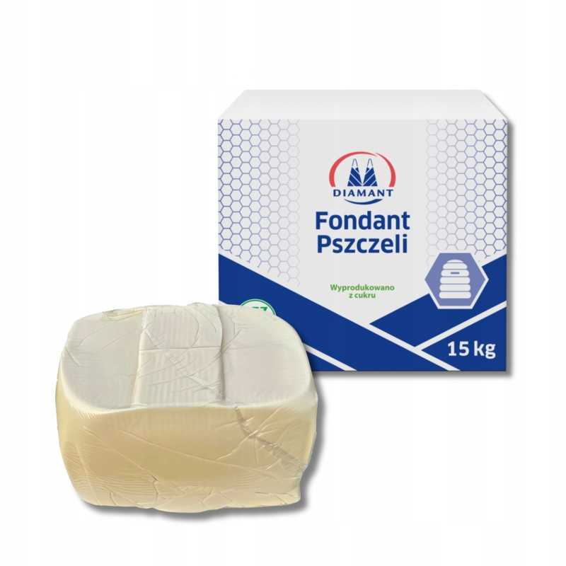 Fondant deimantinis bičių maistas 15kg blokelyje, galiojimo laikas iki 2025 m. vasario 28 d.!