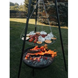 Anglies kepsninė ant trikojo su židiniu