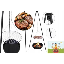 Anglies kepsninė ant trikojo su židiniu