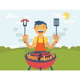 Anglies kepsninė ant trikojo su židiniu