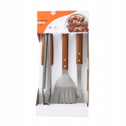 Lengvas grilio priedų rinkinys kepimui ant grotelių, 3 vnt