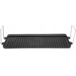 Cast iron plate grill grate 52x25 grill pan
