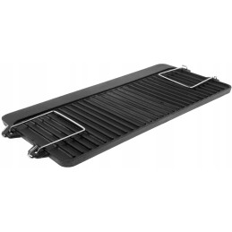 Cast iron plate grill grate 52x25 grill pan
