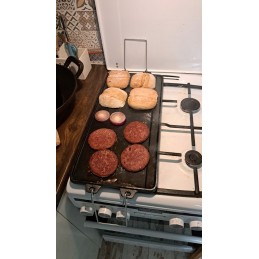 Malmist grillplaat, rest, 52x25, grillpann