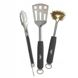 Žnyplės mentelės šepečių kepsninės rinkinys Napoleonas iš nerūdijančio plieno (70024)