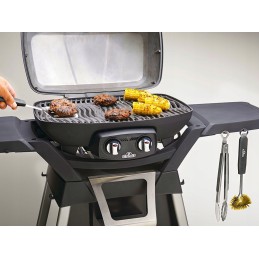 Žnyplės mentelės šepečių kepsninės rinkinys Napoleonas iš nerūdijančio plieno (70024)