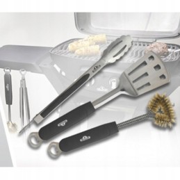 Žnyplės mentelės šepečių kepsninės rinkinys Napoleonas iš nerūdijančio plieno (70024)