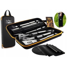 Dovanų grilio priedų rinkinys tėčiui grillfather bbq legend rinkinys