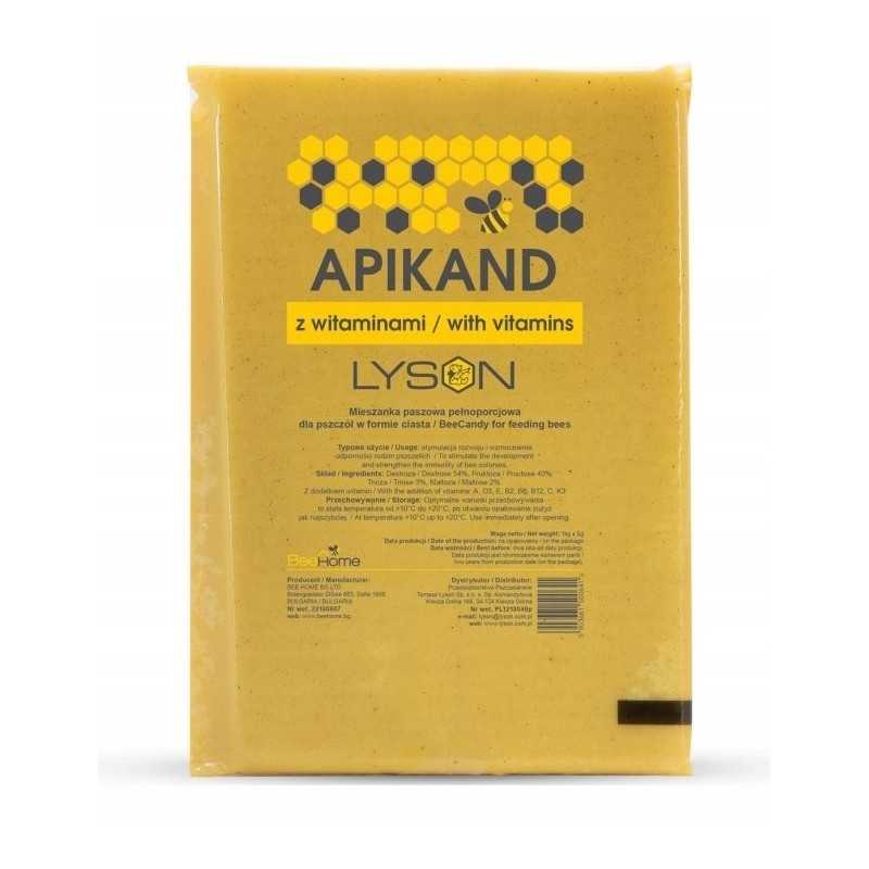 Pyragas bičių maistas apikas ir vitaminai 10 vnt x 1 kg