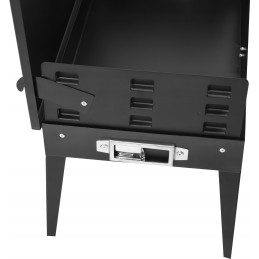 Lagamine sulankstytas turistinis grilis su anglimis