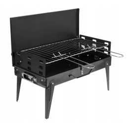 Lagamine sulankstytas turistinis grilis su anglimis