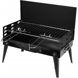 Lagamine sulankstytas turistinis grilis su anglimis