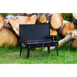 Lagamine sulankstytas turistinis grilis su anglimis