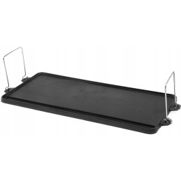 Ketaus grilio lėkštė, grotelės, 52x25, grilio keptuvė