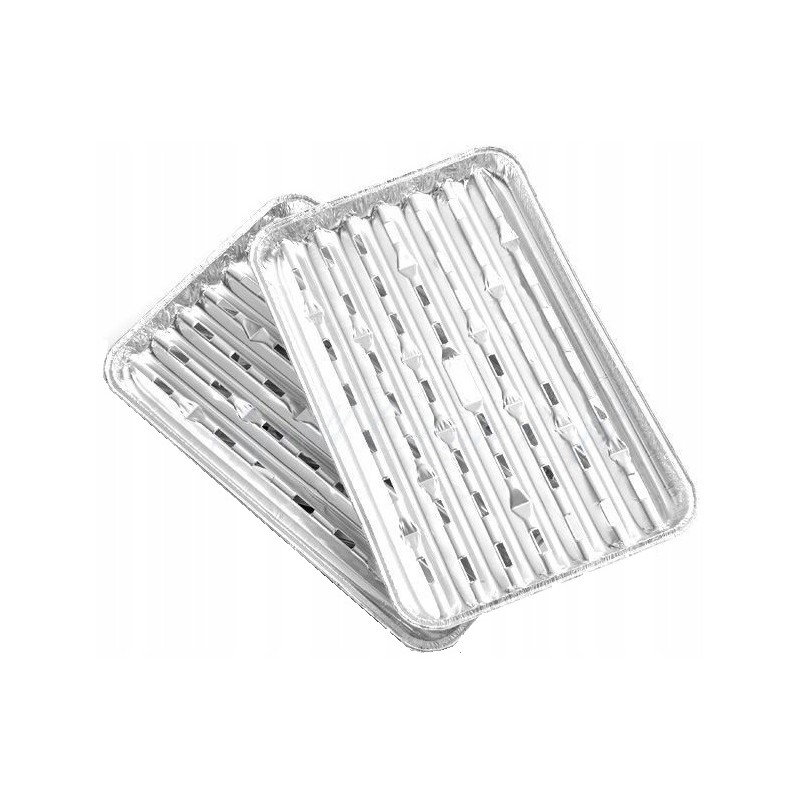 Aluminum grill tray 22 x 29 cm 100 pcs