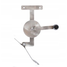 Stainless steel grill crank
