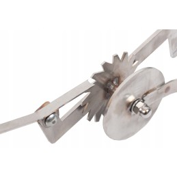 Stainless steel grill crank