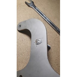 Stainless steel grill crank
