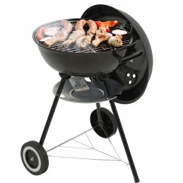 Apvalios anglies kepsninės su dangteliu, 41 cm