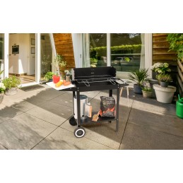 Anglies kepsninė su lentyna, grotelės 48 x 26,5 cm