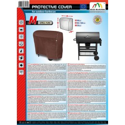 Protective cover for grill, size m tube