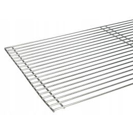 Stainless steel grill grate 60x40cm + slot brush