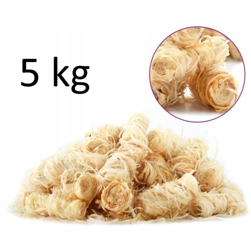 Ekologiškas medienos vatos kūrenimas 5 kg - švari ugnis be cheminio kvapo