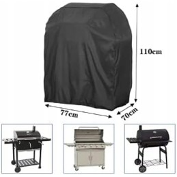 Grill cover large waterproof uv resistant 110 x 70 x 77 cm