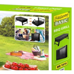 Nešiojama anglių kepsninė, sulankstoma, turistinė, lagaminas, kempingo grilis, mažas