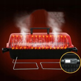 Sulankstomas stovyklavimo grilis, nešiojamas, kompaktiškas lagaminas, 27x40