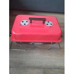 Sulankstomas stovyklavimo grilis, nešiojamas, kompaktiškas lagaminas, 27x40