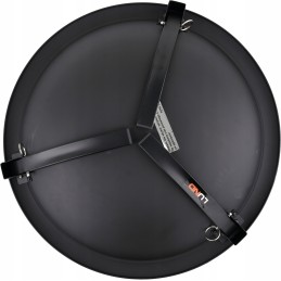 Plieninis židinys su atlenkiamomis kojelėmis, 56x39cm