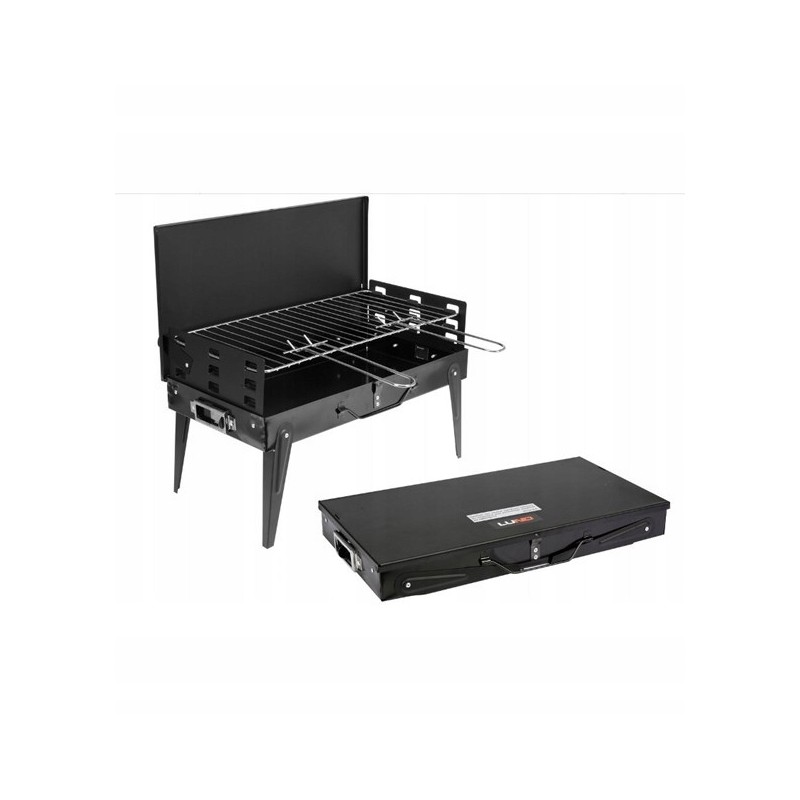 Lagaminas turistinis grilis 43x23, reguliuojamos grotelės