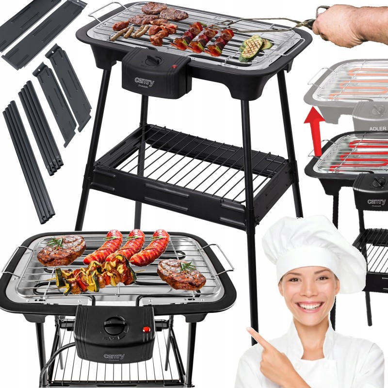 | stovimas stalas balkonas elektrinis grilis Camry CR6612 2400W |